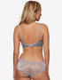 Gossard Glossies Sheer Bra Silver