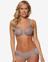 Gossard Glossies Sheer Bra Silver