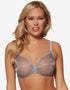 Gossard Glossies Sheer Bra Silver