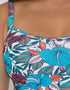 Curvy Kate Hibiscus Plunge Tankini Top Print Mix