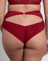Scantilly Unchained High Waist Brief Deep Red