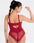 Scantilly Indulgence Multiway Stretch Lace Body Red