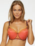 Kinga Golden Hour Padded Balconette Bra Pink/Orange