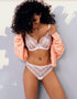 Freya Festival Vibe High Apex Bra White Coral