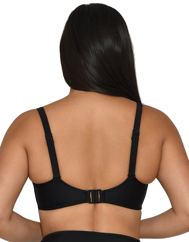 Curvy Kate Maya Padded Balcony Bikini Top Black