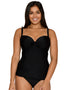Curvy Kate Maya Padded Balcony Tankini Top Black