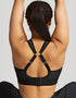 Panache Non Wired Sports Bra Black/Ice Blue