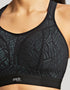 Panache Non Wired Sports Bra Black/Ice Blue