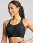 Panache Non Wired Sports Bra Black/Ice Blue