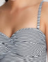 Panache Anya Stripe Tankini Black/White
