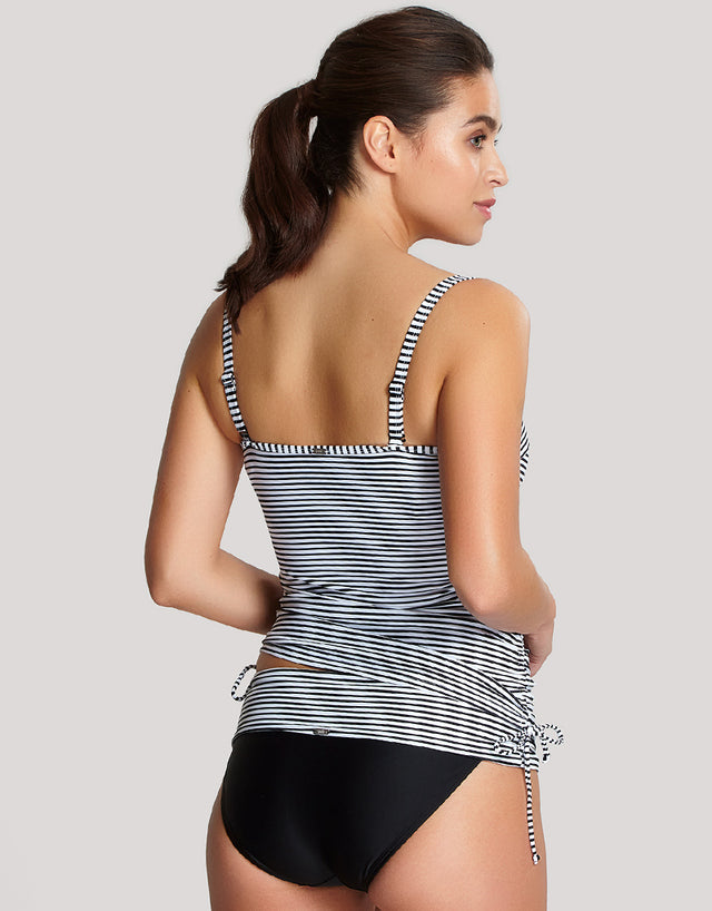 Panache Anya Stripe Tankini Black/White