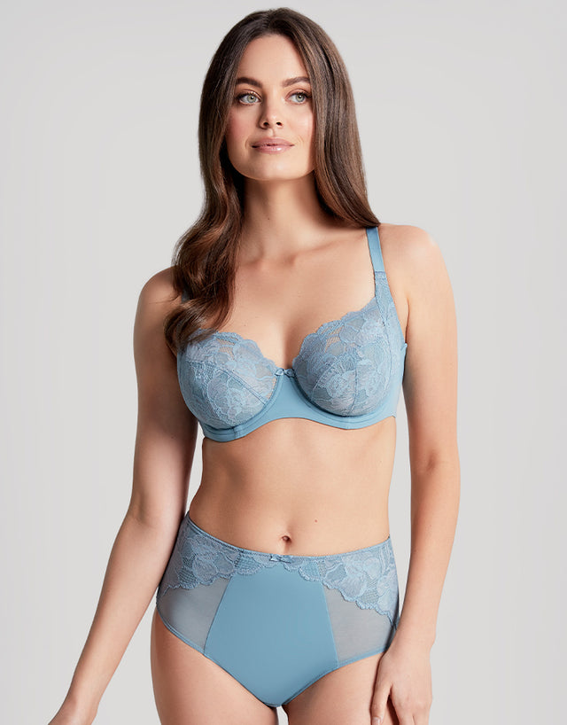Panache Rocha Deep Brief Stone Blue