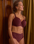 Panache Serene Full Cup Bra Dark Cherry