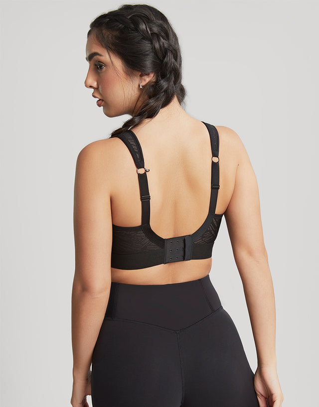 Panache Non Wired Sports Bra Black/Latte