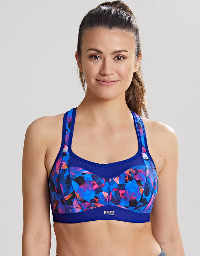 Panache Wired Sports Racer Bra Neon Rave