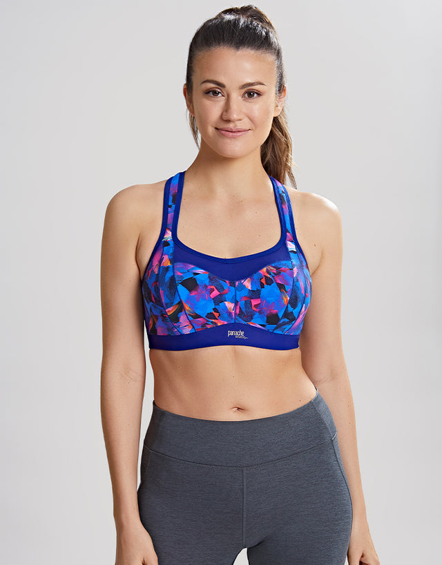 Panache Wired Sports Racer Bra Neon Rave
