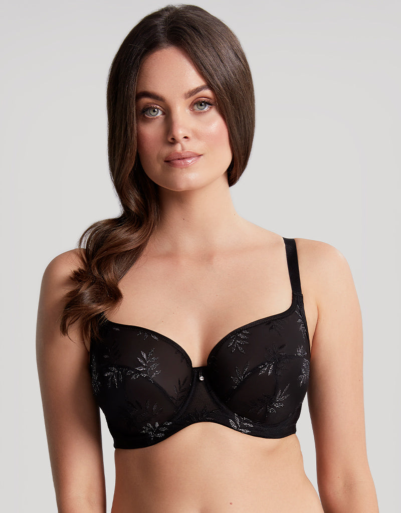 Underwire in 32HH Bra Size HH Cup Sizes Black Tango by Panache Support Plus  Size