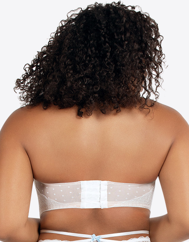 Parfait Amber Strapless Bra Pearl White