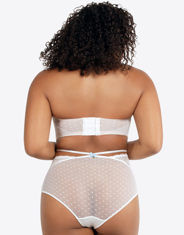 Parfait Amber Strapless Bra Pearl White