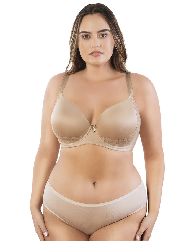 Parfait Casey Plunge T-Shirt Bra Latte