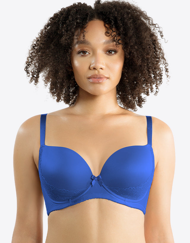 Parfait Casey Plunge T-Shirt Bra Nautical Blue