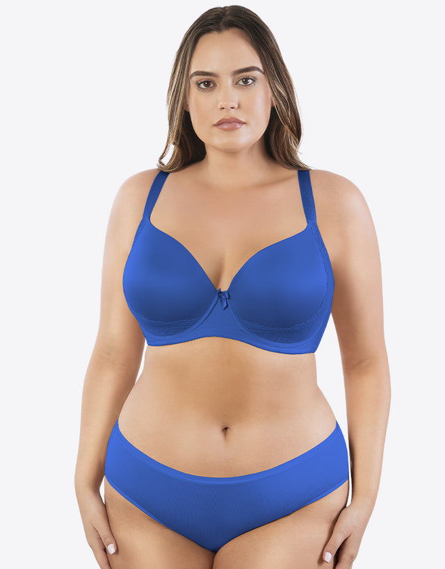 Parfait Casey Plunge T-Shirt Bra Nautical Blue