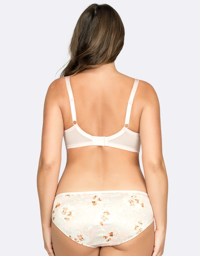 Parfait Charlotte Padded Balconette Bra Pink Blossom Print