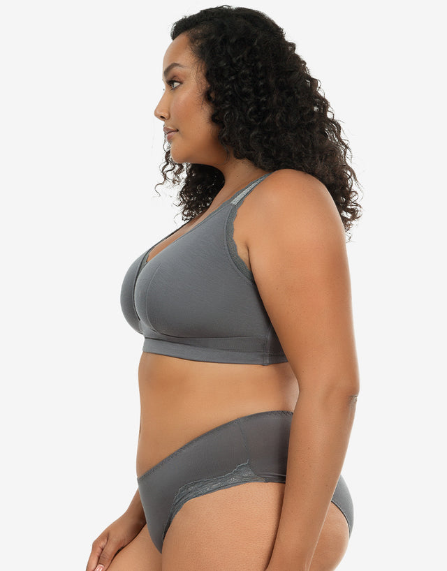 Parfait Dalis Bralette Charcoal