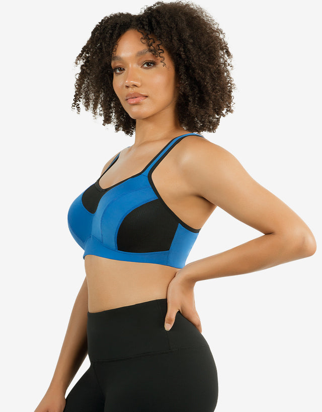Parfait Active Dynamic Sports Bra Nautical Blue
