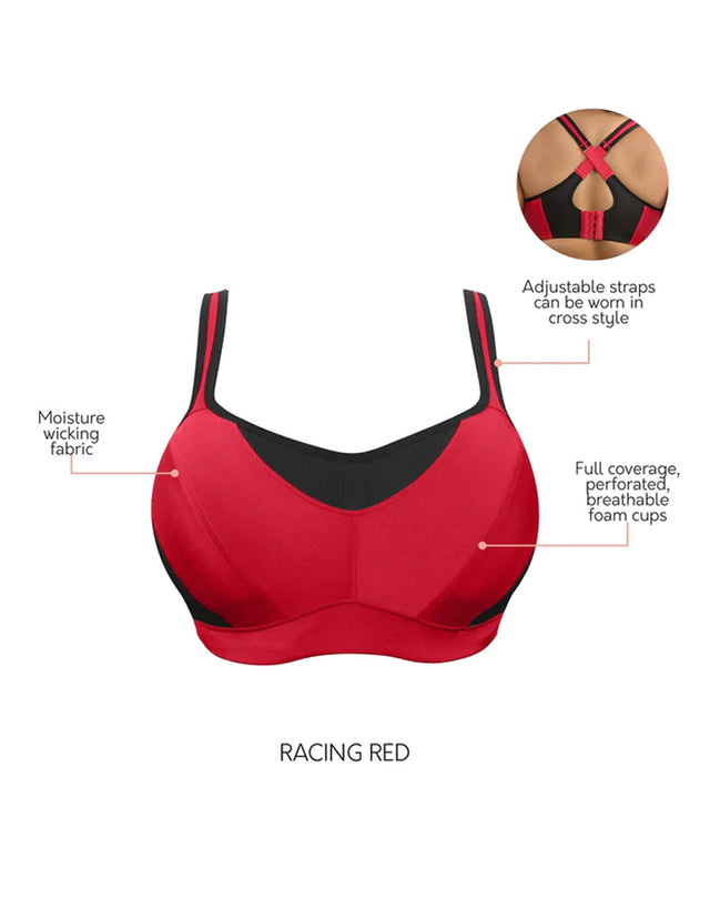 Parfait Active Sports Bra Racing Red