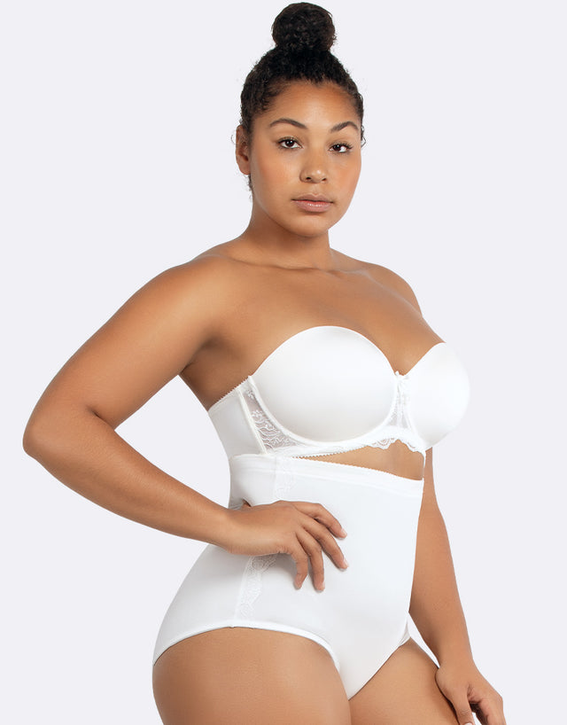 Parfait Elissa High Waist Brief Pearl White