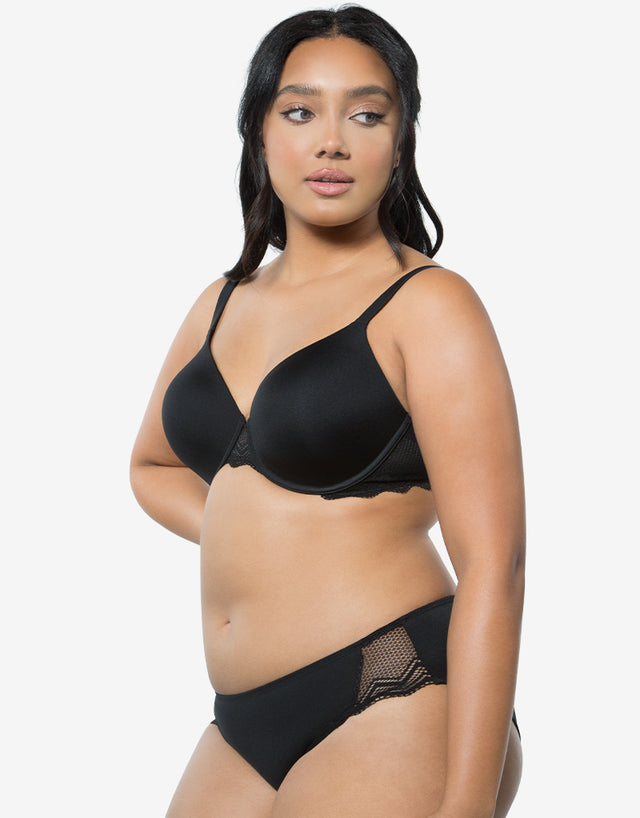 Parfait Lydie Moulded Plunge Bra Black