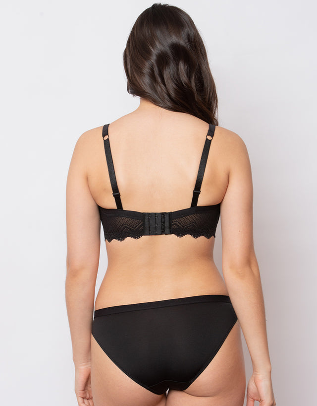 Parfait Lydie Moulded Plunge Bra Black
