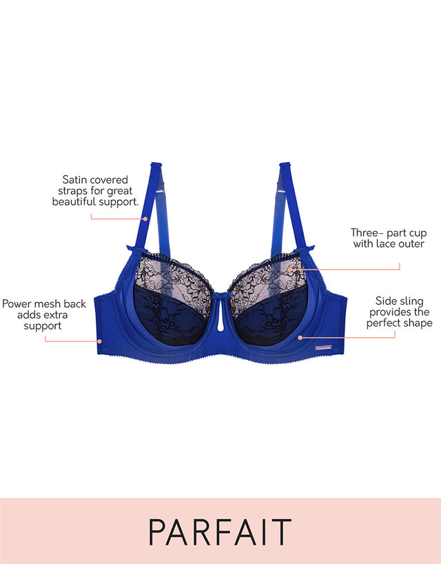 Parfait Mariela Balconette Bra Dazzling Blue/Black