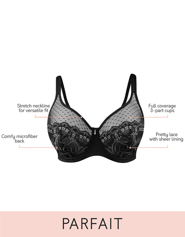 Parfait Marrianne Balconette Bra Black