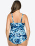 Parfait Oceane Full Cup Swimsuit Splash Print Blue