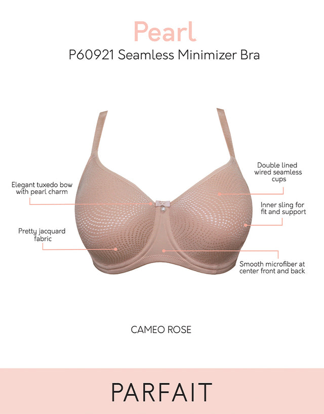 Parfait Pearl Unlined Seamless Minimizer Bra Cameo Rose