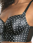 Parfait Charlotte Longline Bra Black Dot
