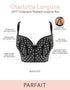 Parfait Charlotte Longline Bra Black Dot