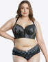 Parfait Charlotte Longline Bra Black Dot
