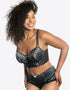 Parfait Charlotte Longline Bra Black Dot
