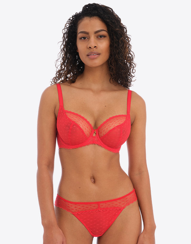 Freya Signature Brazilian Brief Chilli Red