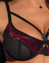 Pour Moi After Hours Non Padded Bra Red/Black