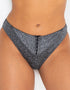 Pour Moi All That Glitters Brief Silver