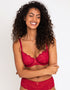 Pour Moi Amour Full Cup Bra Red/Cherry