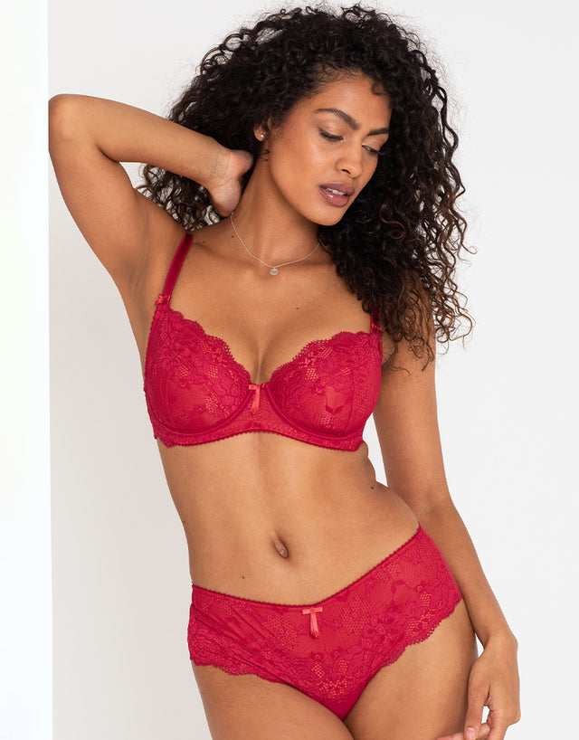 Pour Moi Amour Shorty Red/Cherry
