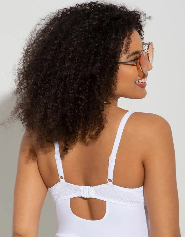 Pour Moi Castaway Tankini Top White