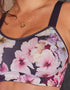 Pour Moi Energy Empower Lightly Padded Convertible Sports Bra Charcoal