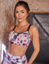 Pour Moi Energy Empower Lightly Padded Convertible Sports Bra Charcoal