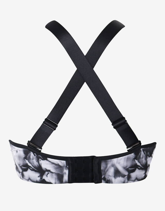 Pour Moi Energy Empower Lightly Padded Convertible Sports Bra Mono